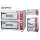 Commercial Kitchen 2 Deck Gas Oven For Baking Equipment With Timer