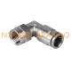 Brass Pneumatic Push In Connector Female 90 Degree Elbow 1/4'' 8mm