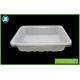 Starch Pantone Biodegradable Plastic Food Trays , Blister Food Boxes Container