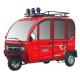 Three Wheel 0.8KW 340Kg Electric Passenger Tricycle