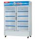 Vertical 2 Glass Door Display Freezer R134a Refrigerant