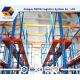 Blue Industrial Steel Storage Racks , Heavy Duty Drive In Racking System