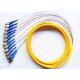 Multi - fiber 12 Core Fiber Optic Pigtail 1Meter or 1.5 Meter , Fiber Jumper FC Ribbon Pigtail