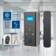 Glomarket Smart Glass Door Lock Wifi Remote Control Tuya app Office Lock Card Digital Biometric Fingerprint Door Lock