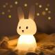 4100K LED Silicone Rabbit Night Light Touch Control For Bedroom