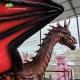 Amusement Park Outdoor Decoration  Animatronic Dragons Sunproof