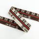 Free sample manufacturer custom logo slip sewing braided elastic band
