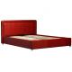 Apartment Antiwear Leather Storage Beds Double Size Multipurpose With Legs