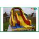 Inflatable Water Slide Clearance Custom Yellow PVC Inflatable Bouncer Slide For Playing Center