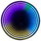Delicate Infinity Illusion Luminous Sign Mirror Neon Sign Decorated 3D Billboard
