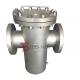 Simplex Basket Strainer Stainless Steel SS 316L 8 Inch ANSI 300LB Flanged CF3M Bucket Filter