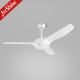 Modern Study Bldc Inverter Plastic Ceiling Fan Three White Blade