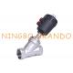 1.5'' Internal Thread Pneumatic Angle Seat Piston Valve DN40 PN25