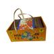 Customized Gift Box Packaging CMYK Colors Printing Basket Shape Box Cardboard Material Food Packaging