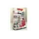 Sports Shop Wall Display Case , Wall Mounted Shelving Units For Displaying Bags
