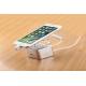 COMER Cell phone acrylic holder for desk for mobile phone shop with alarm sensor and charger cables