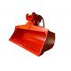 High Capacity Tilting Bucket With 1778mm Bucket Width Depends On Size