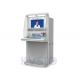 Facial Recognition Self Service Kiosk 10 USB Ports Interface Virtual Teller Machine