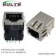 Shielded RJ45 Modular Jack Connector, Through Hole Type, 100Mbps