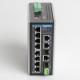 2 1000M Combo 8 10/100M RJ45 Din Rail Ethernet Switch 10 Ports