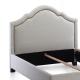 Practical Hotel Queen Platform Bed , Multipurpose Queen Size Wooden Bed