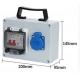 220V 16A Mobile Outdoor Waterproof Industrial Socket Box 380V 32A Portable Power Box
