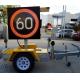 Auto Dimming Flashing Speed Limit Signs , Led Programmable Sign Easily Operation By Hand
