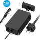 Black Microsoft Surface Power Charger 48W 12V 3.6A Surface Pro 2 Portable Charger