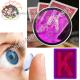 Luminous Blue Contact Lenses For Cheating Playing Cards 0.04mm Center Thickness