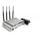 Indoor Silver Cell Phone Signal Jammer 33dBm , Four Band Blocker EST-808A
