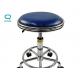 PU  leather Plastic Five Star Feet Clean Room Blue ESD Lab Stool Chair
