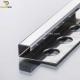 Wall Tile Trim Square Shaped Stainless Steel Tile Trim 8k SS201 / 304 Edging