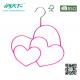 Betterall Sweet Pink PVC Metal Hanger in Heart Shape