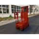 4.5m High Level Electric Order Picker Equipment ISO SGS For Logistic Shipment