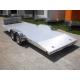 Custom Basic 7x4 Aluminum Flatbed Trailer For Cargo / Vehicle Transportation