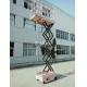 Small 3M Hydraulic Scissor Lift Mobile Electric Full Auto 300kg Load Capacity