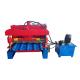 Feeding Guide Steps 914mm Glazed Roof Tile Roll Forming Machine Hydraulic Cutting