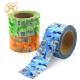 LDPE PVC Heat Shrink Packaging Film Shrink Sleeve Label Printing For Beverage Fruit Milk