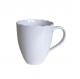 Lightweight Microwavable 14oz White Ceramic Mugs , 400ml Fine Bone China Mugs