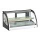 Large Capacity Table Top Display Chiller , Countertop Glass Door Freezer