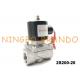 AC220V 3/4 Inch Normal Close 2/2 Way Uflow Stainless Steel Body Solenoid Valve Customized