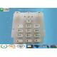 2 Color Silk Screen Print Carbon Pill Contact Silicone Rubber Keypad