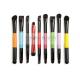 Rainbow Color Mini Dual Ended Makeup Brushes Travel Size For Foundation And Powder