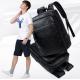 New Men's Travel Backpack Korean Backpack Leisure Student Schoolbag Soft PU Leather men backpack bag