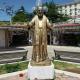 BLVE Saint San Padre Pio Bronze Statue Italy Famous Priest Father Sculpture Life Size Religious Church Antique Outdoor
