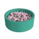 Lux Velvet Fabric Soft Foam Ball Pits 360° Anti-Rollover Protection