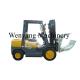 3T Diesel Powered Forklift With Paper Roll Clamp Specailly For Paper Manufacturer