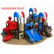 Pepsi House Series Outdoor Playground Slides / Childrens Outdoor Playsets