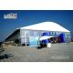 Aluminum Frame 40m Span Arch Double Decker Tents Structure with Air Conditioner for Exhibition Event