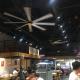 Al-Mg Alloy Blade 2.4m Brushless HVLS Ceiling Fan for Hotel or Domestic Energy Saving